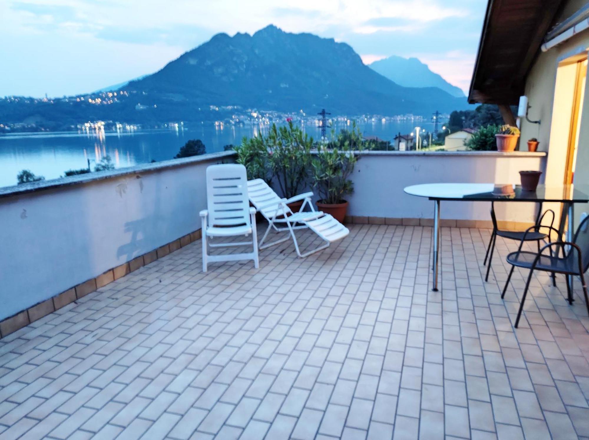 Terrazzo Sul Lago Lecco Bagian luar foto
