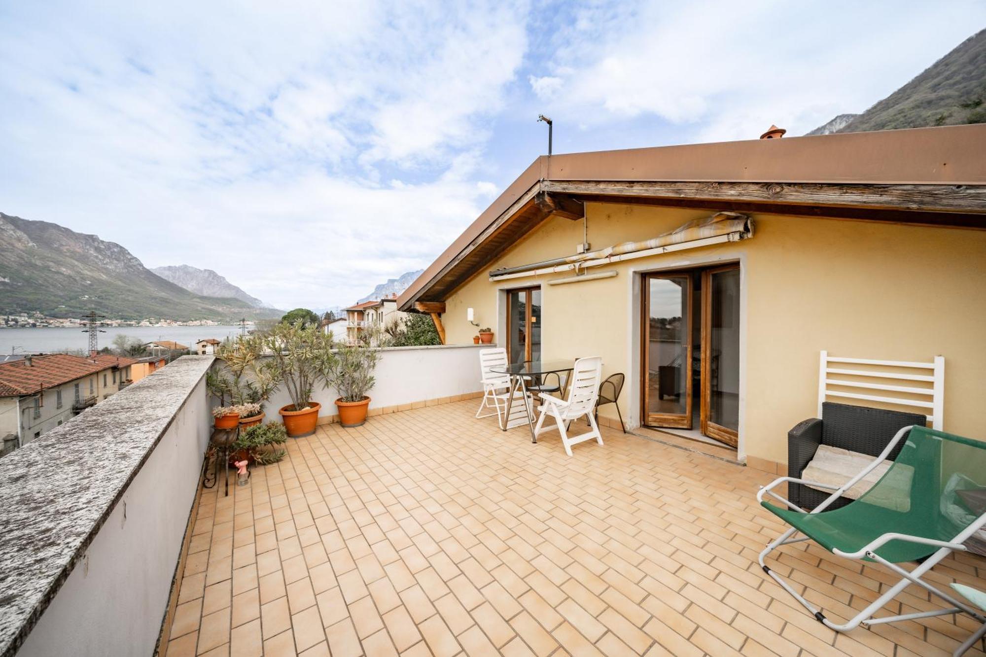 Terrazzo Sul Lago Lecco Bagian luar foto